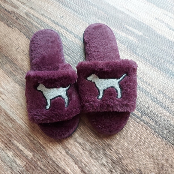 PINK Victoria's Secret Shoes - VS pink slippers